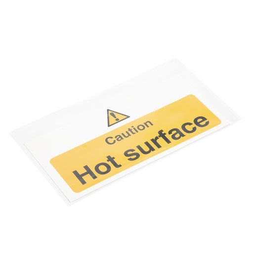 [L848] Signalétique attention surface chaude Vogue (en anglais)