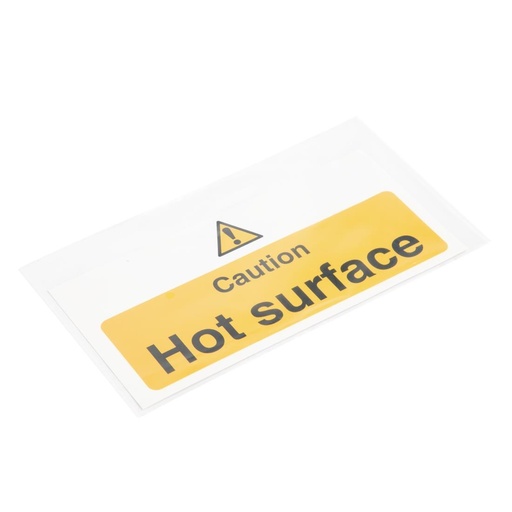 [L848] Signalétique attention surface chaude Vogue (en anglais)