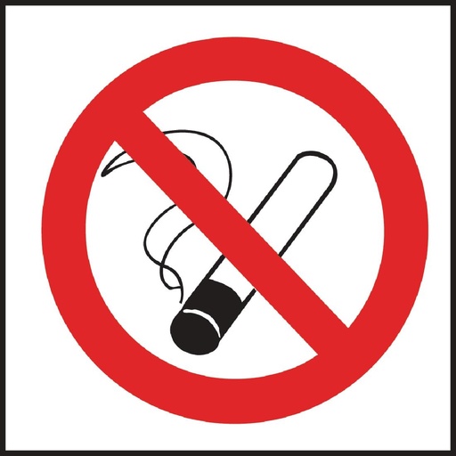 [L964] Panneau autocollant interdiction de fumer Vogue