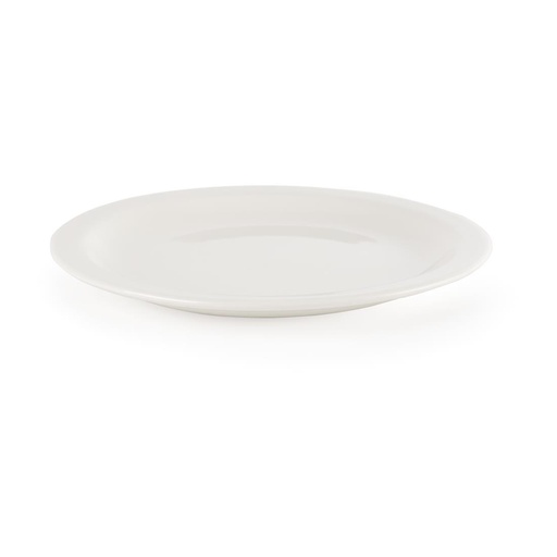 [P274] Assiettes Nova Churchill Whiteware 203mm (lot de 24)