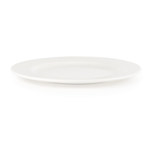 [P601] Assiettes classiques blanches Churchill 202mm (Lot de 24)