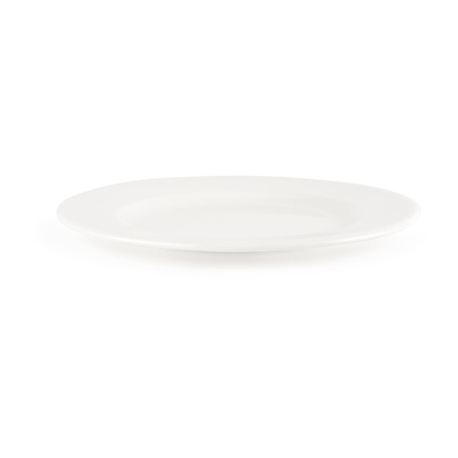 [P602] Assiettes classiques blanches Churchill 230mm (Lot de 24)