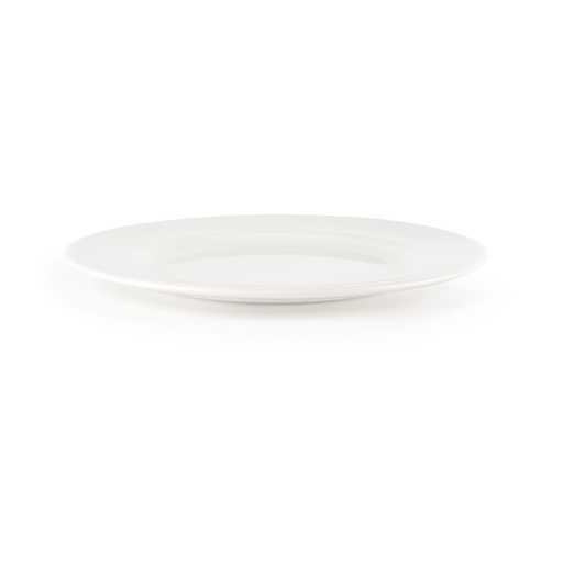 [P603] Assiettes classiques blanches Churchill 254mm (Lot de 24)