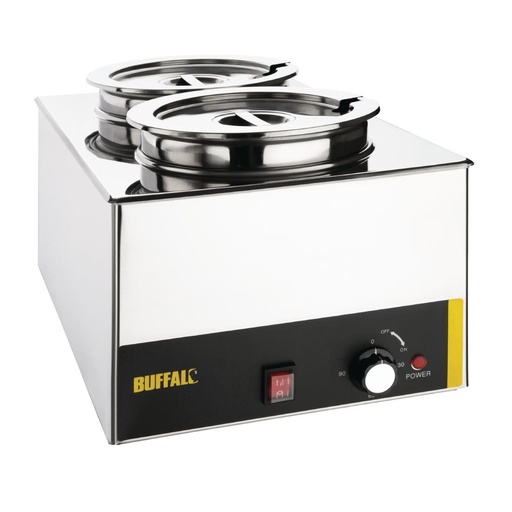 [S077] Bain-marie avec pots ronds Buffalo