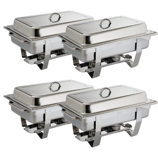 [S299] OFFRE GROS VOLUME Chafing dish Milan Olympia GN 1/1 x4