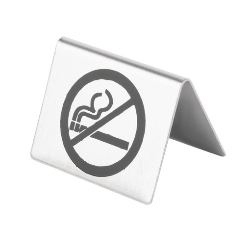 [U044] Chevalet de table en inox Olympia non fumeur