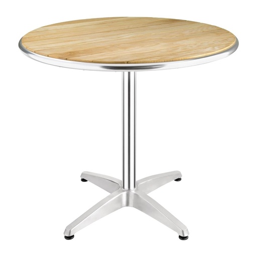 [U429] Table ronde en frêne Bolero 800mm