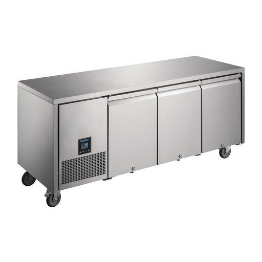 [UA008] Table réfrigérée négative 3 portes Premium Polar Serie U 420L