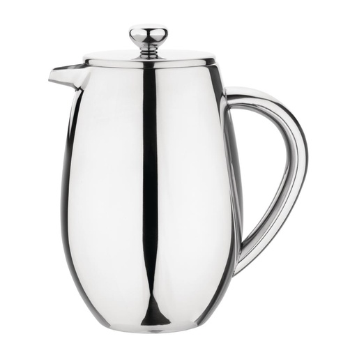 [W837] Cafetière à piston en inox isotherme Olympia 6 tasses