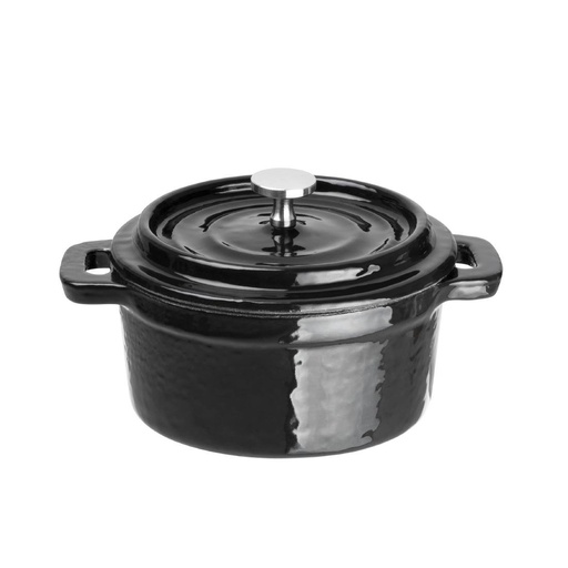 [Y259] Mini-cocotte ronde en fonte Vogue 10 cm