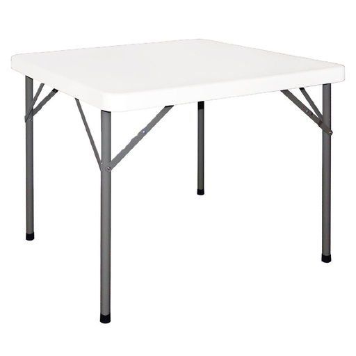 [Y807] Table carrée pliante en PE Bolero 86cm