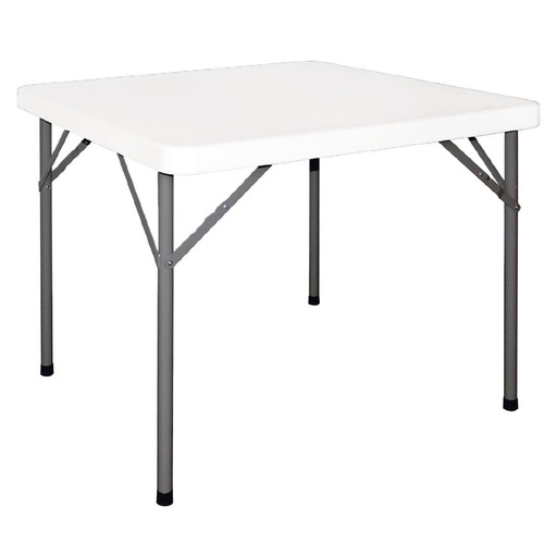 [Y807] Table carrée pliante en PE Bolero 86cm