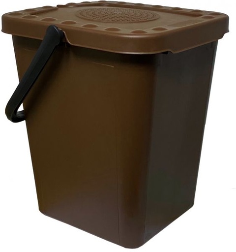 [CB-0310-BRN] Seau collecteur bio déchets 10L