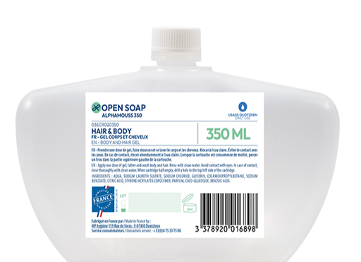 [03SCR020350] SAVON HAIR & BODY ex prévents 350ml