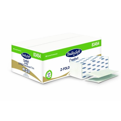 [emm2st] Essuie-mains confort 2 plis en micro-gaufrage - 20,5cmx24 cm - 3750 pcs