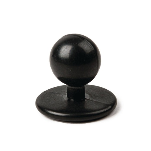 [A016] Boutons amovibles Whites noirs (Lot de 12)