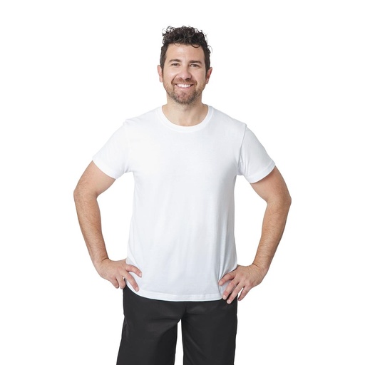 [A103-L] T-Shirt mixte blanc L