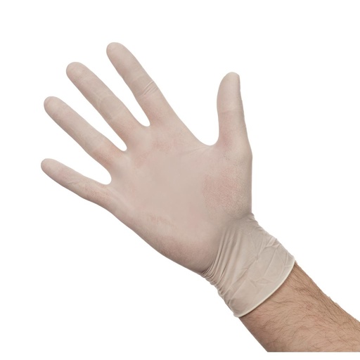 [A228-L] Gants en latex poudrés L (Lot de 100)