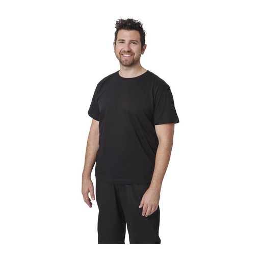 [A295-XL] T-Shirt mixte noir XL