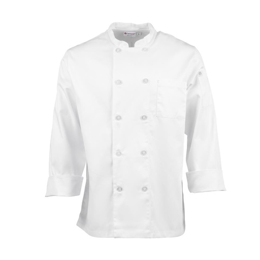 [A371-L] Veste de cuisine mixte Le Mans Chef Works blanche L