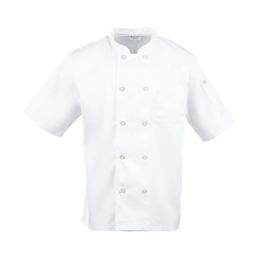 [A372-L] Veste de cuisine mixte blanche Chef Works Volnay L