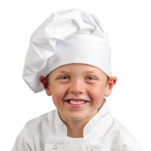 [A677] Toque de chef enfant Whites blanche