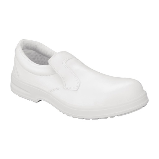 [A801-38] Mocassins de sécurité Slipbuster Lite blancs 38