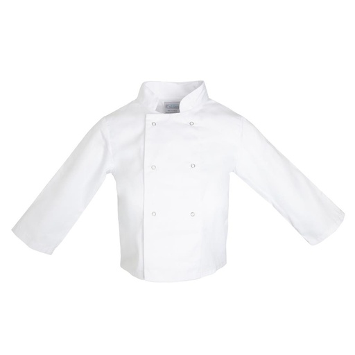 [B124] Veste de cuisine enfant Whites blanche S/M