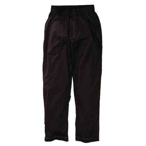 [B187-L] Pantalon de cuisine mixte Baggy Chef Works noir L