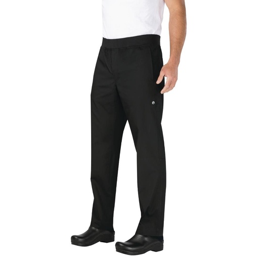 [BB301-L] Pantalon slim léger homme Chef Works noir L